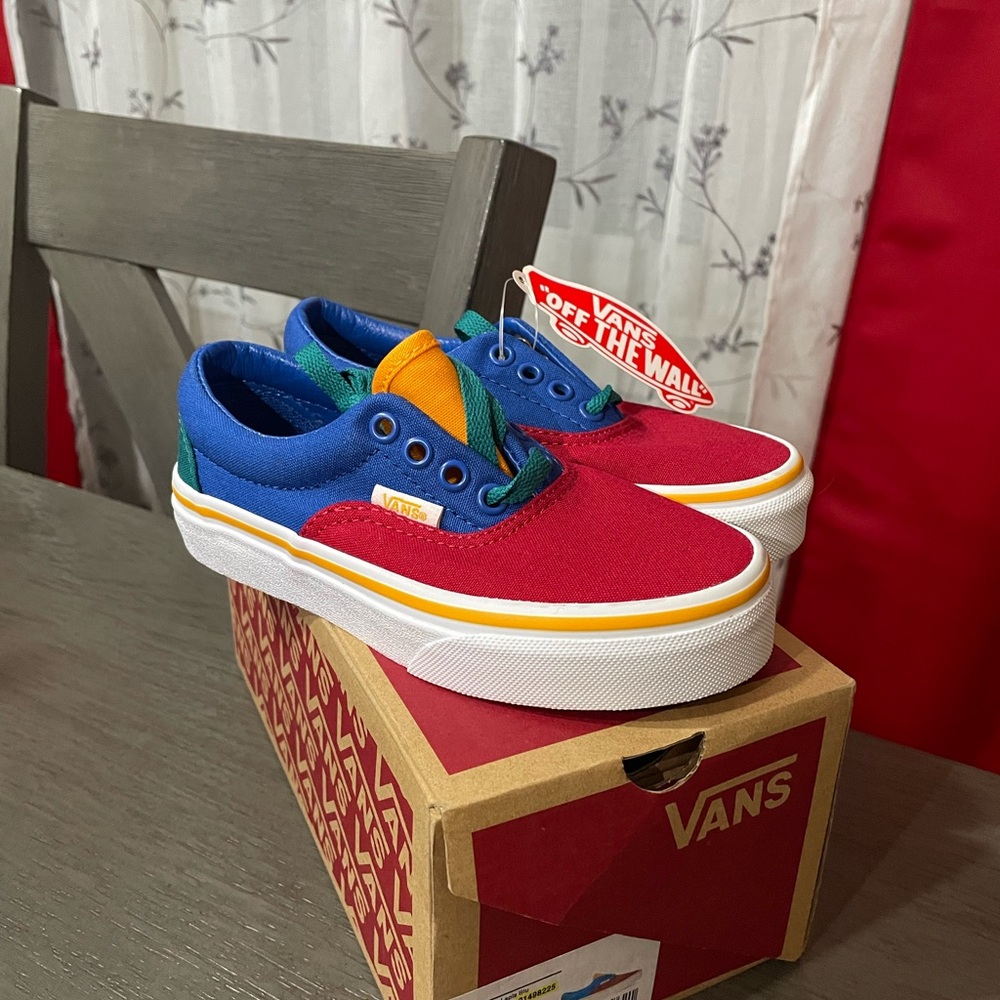 Vans Era Blue and White Sneakers Lapis Blu